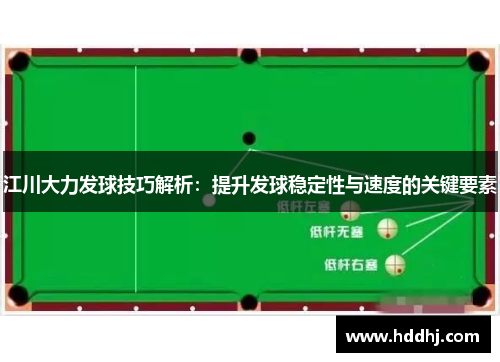 江川大力发球技巧解析：提升发球稳定性与速度的关键要素