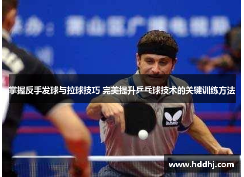 掌握反手发球与拉球技巧 完美提升乒乓球技术的关键训练方法